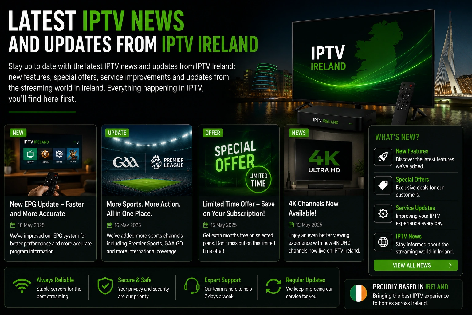 Latest IPTV News and Updates from IPTV Ireland